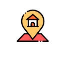 home pickup point icon