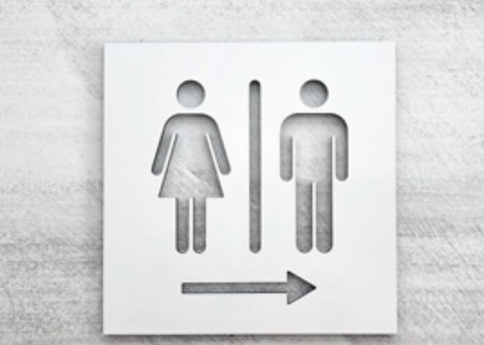 restroom sign